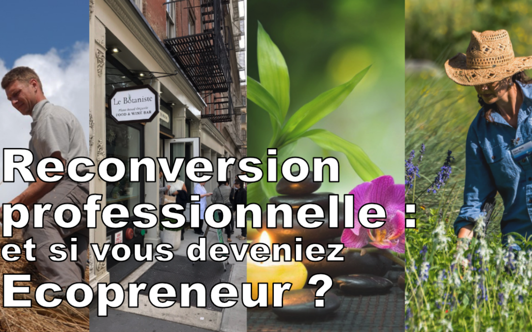 Reconversion professionnelle : et si vous deveniez Ecopreneur ?