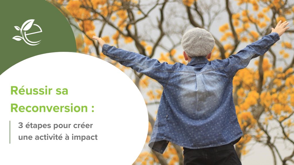reconversion professionnel, Les 3 étapes pour réussir sa reconversion et créer une activité à impact