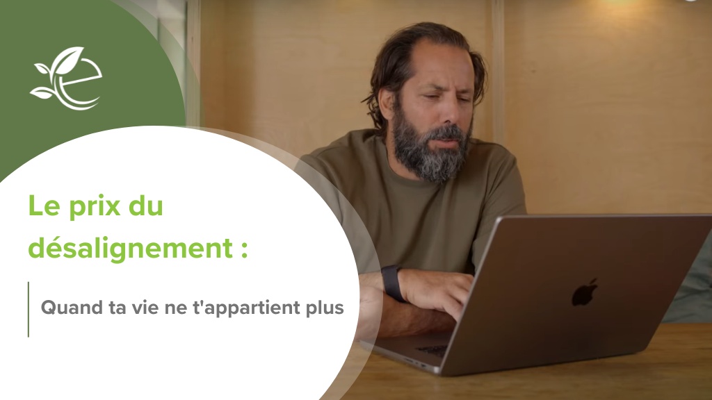 Vie align&eacute;e, Tu n&rsquo;es pas fatigu&eacute;. Tu es en train de dispara&icirc;tre.